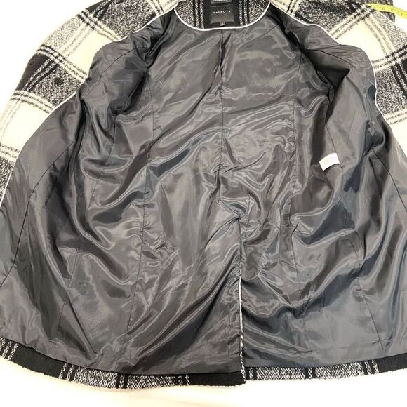 TALBOTS Brushed Wool Blend Coat (oversized Sz M) - Picture 8 of 13